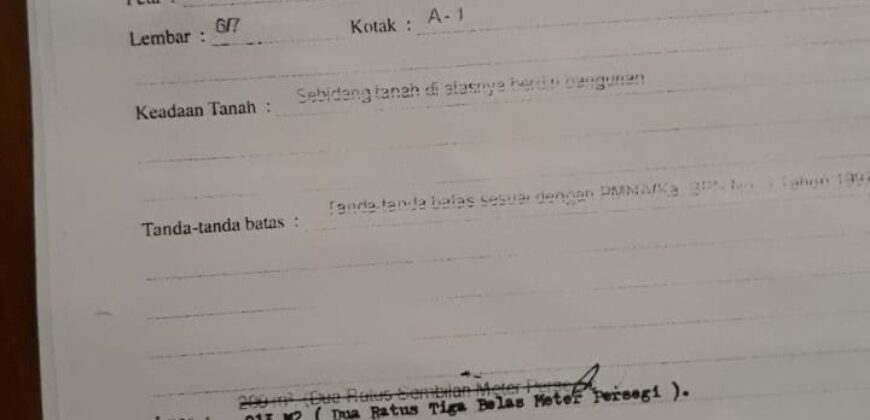 Rumah dan Tempat Usaha dijual Pinggir Jalan Kalpataru Kota Malang